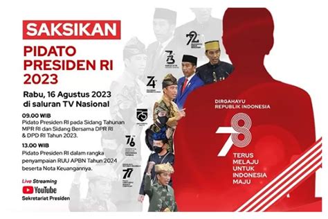 Ini Link Live Streaming Pidato Kenegaraan Presiden Ri Joko Widodo Pada