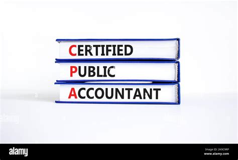 Cpa Certified Public Accountant Symbol Concept Words Cpa Certified