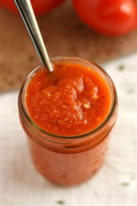 This Authentic Homemade Marinara Sauce Is The Best Recipe Its Really Easy To Make And You Can