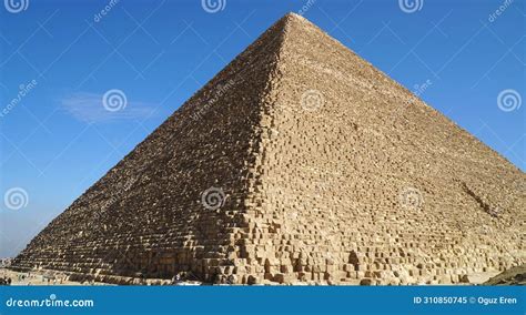 Great Pyramid Of Giza The Tomb Of Pharaoh Khufu Cheops Stock Image