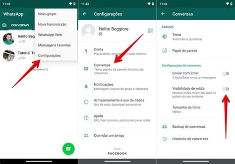 Como Salvar Fotos Do Whatsapp Na Galeria Do Celular