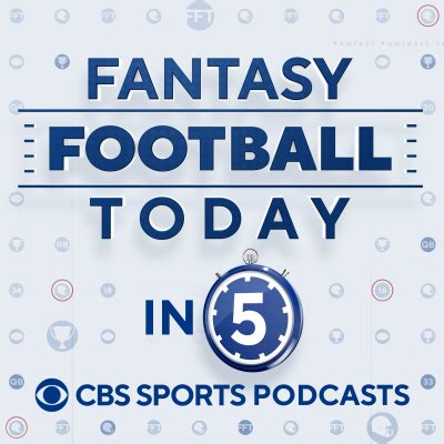 Fantasy Football Today in 5 - CBS Sports Podcasts - CBSSports.com