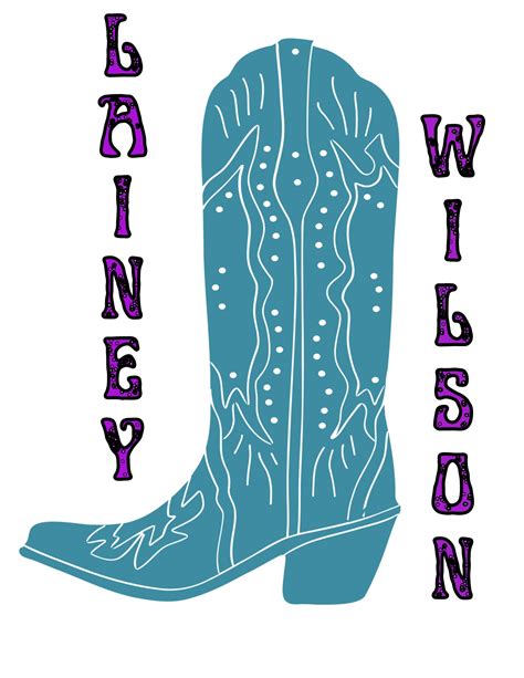 Lainey Wilson Boot Digital Download - Etsy