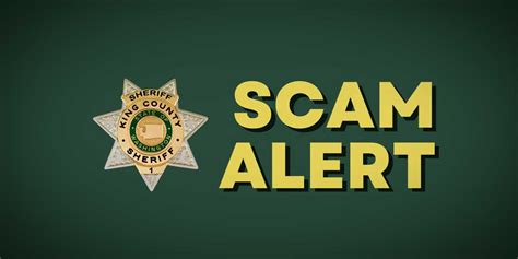 Scam Alert King County Sheriffs Office Warns Residents About Phone