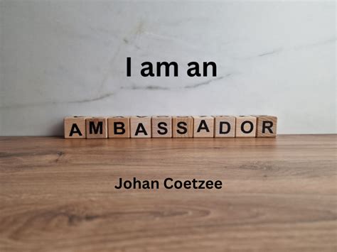 I Am An Ambassador Plett Community Church