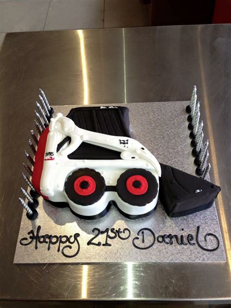 Bobcat Cake Boys Birthday Cake Birthday Cake Decorating Birthday Cakes For Men Monster Jam