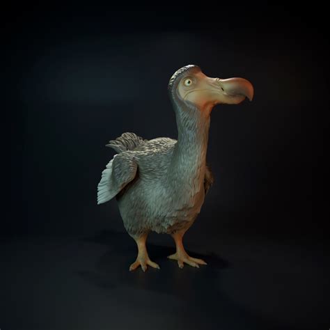 Dodo Bird Standing Designed By Dino And Dog 3d Printed Miniature Gaming