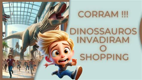 Fomos Surpreendidos Por Dinossauros Gigantes Dentro Do Bauru Shopping