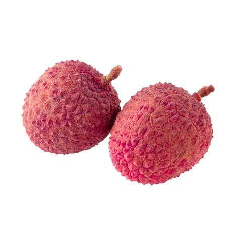 Fresh Lychees Isolated On A White Background Lychees Pink Background