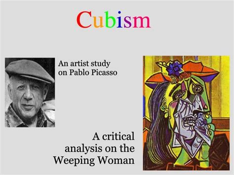 Art - Analysis of Weeping Woman Picasso | Teaching Resources