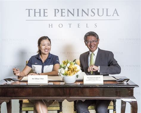 The Peninsula Hotels Announces Partnership With Hong Kong Lpga Golfer