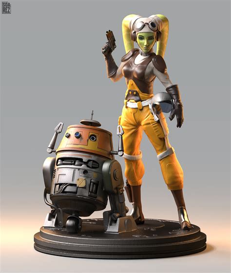 Artstation Hera And Chopper Star Wars Rebels