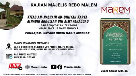 Kitab An Nashaih Ad Diniyah Karya Al Imam Abdullah Bin Alwi Al Haddad