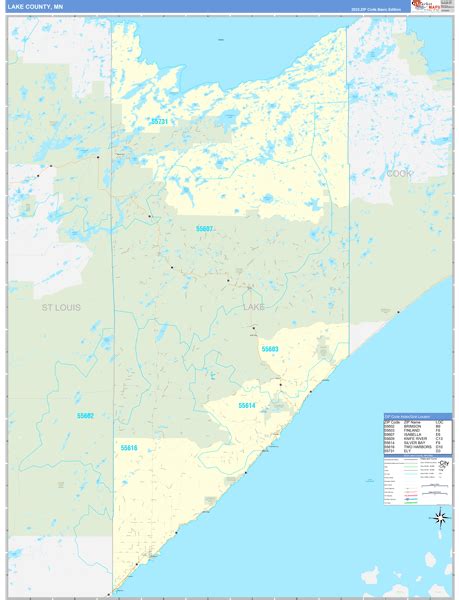 Maps of Lake County Minnesota - marketmaps.com