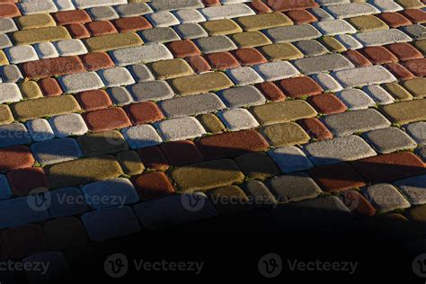 Color brick block walkway pattern colored paving stones 17656046 Stock ...