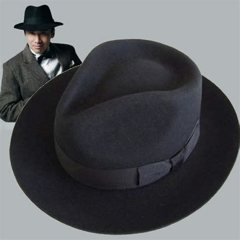 Black Wool Mens Winter Dress Fedora Hats For Men Sale Sku 159013 Mens Dress Hats Hats For Men