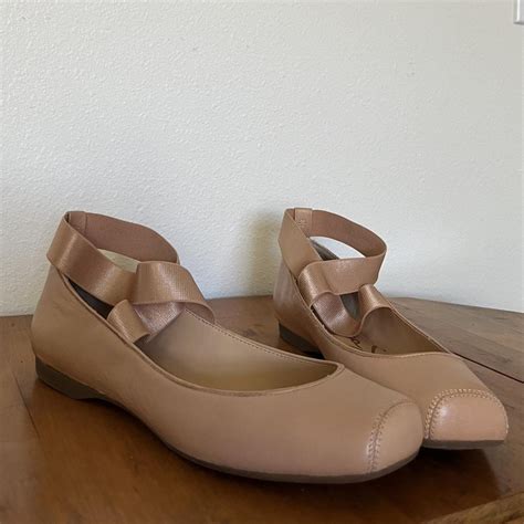 Nude Ballerina Ballet Flats So Cute Has Stretchy Depop