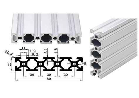 Perfil Extrusion Aluminio Estructural Mt T Slot Yorobotics