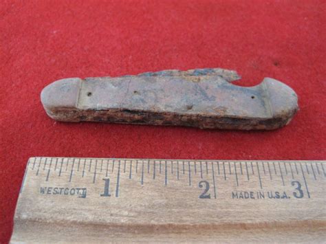 CIVIL WAR RELIC CAMP DUG KNIFE GETTYSBURG Antique Price Guide