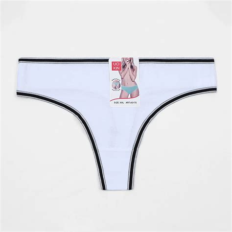 UOKIN Women Sexy Cotton Thong Panties 95 Pure Cotton Low Rise Hot Thongs For Adult Girls A3175