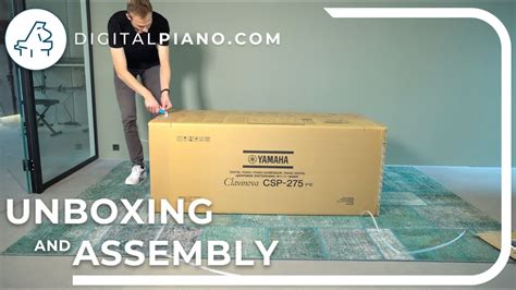 Yamaha Clavinova CSP 275 Unboxing Assembly Digitalpiano YouTube