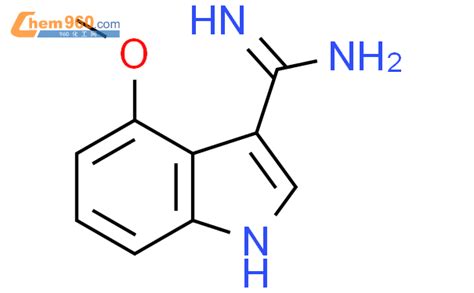 889944 24 5 4 甲氧基 1H 吲哚 3 甲脒化学式结构式分子式molsmiles 960化工网