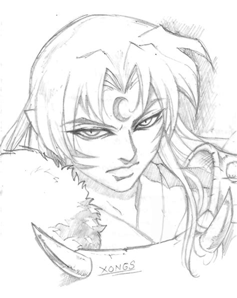 Sesshomaru Sketch By Xong On Deviantart