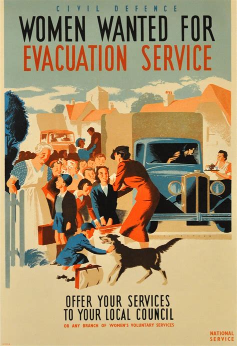 Evacuation Propaganda Posters Ww2