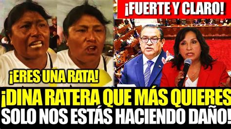 FUERTE Y CLARO CIUDADANA LE CANTA SUS VERDADES A DINA BOLUARTE YouTube