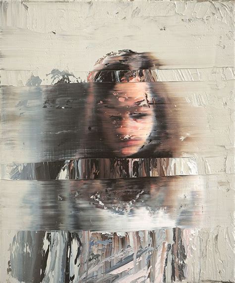 Distorted Paintings By Andy Denzler Bleaq Distortion Art Fine Art