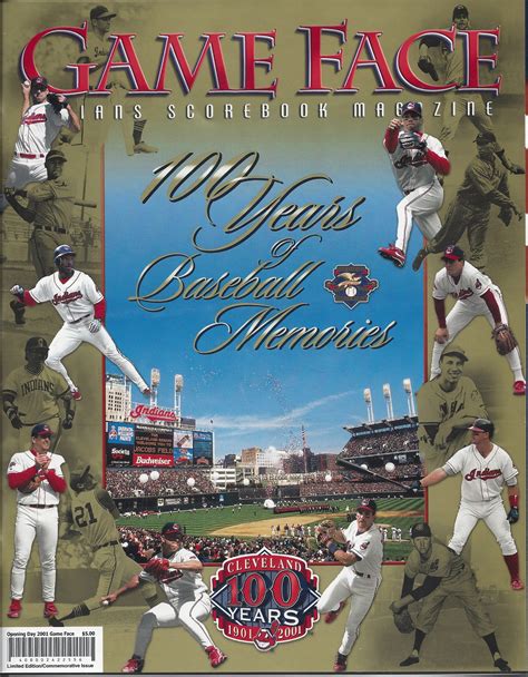 2001 Cleveland Indians Game Face | Opening Day coverAmerican Treasures