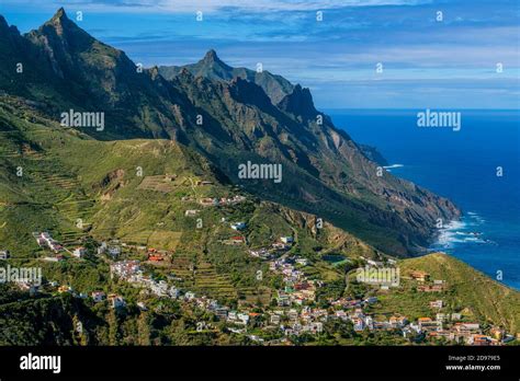 Landscape of the peninsula of Anaga, on the island of Tenerife in the