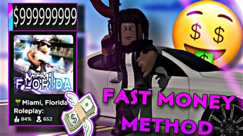 How To Make Money Fast In Miami Florida Roleplay Remastered Roblox Youtube