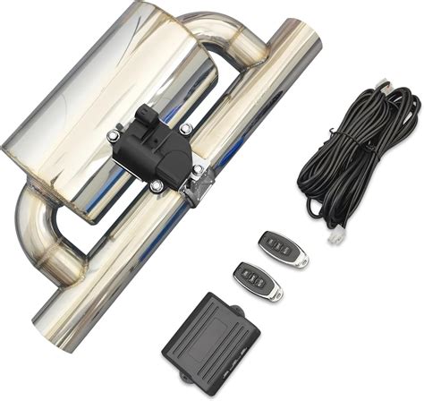 Amazon Peastorm Inch Electric Exhaust Cutout With Muffler