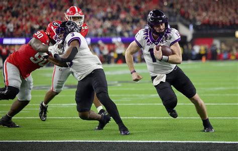 Despite Horrific Final Score Tcu Belonged In The National Title Game