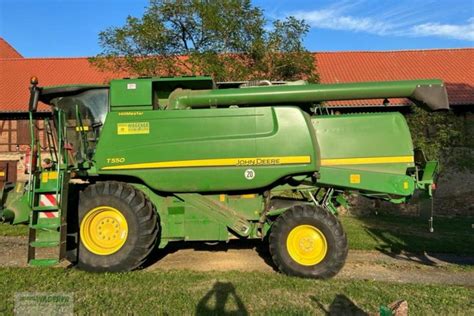 755 Trommelstunden John Deere T 550i HM Mähdrescher für 198 730 Euro