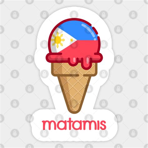 FILIPINO ICE CREAM - Filipino Pinoy Pinay Philippines - Sticker | TeePublic