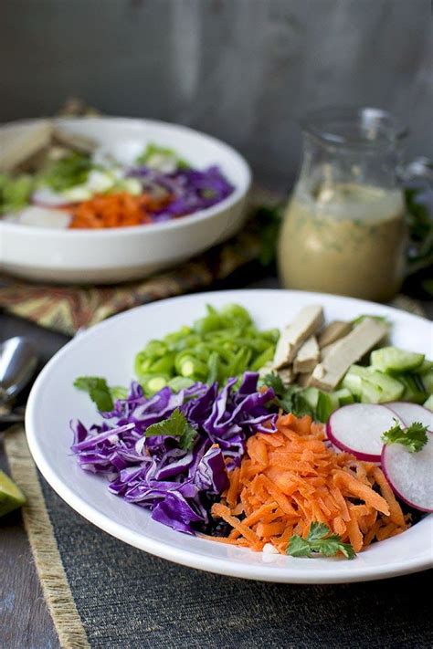 Thai Coconut Lime Dressing And A Salad Vegan Recipe Thai Coconut