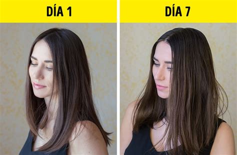 Decidí no lavarme el cabello por 7 días para restaurarlo y lucir