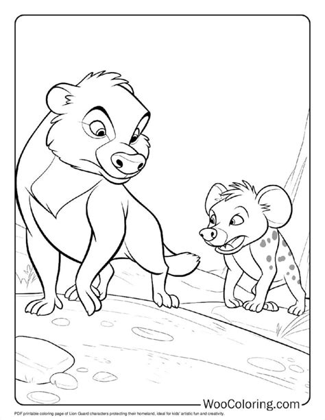 Lion Guard Coloring Pages Free Printable Pdf Woo Coloring