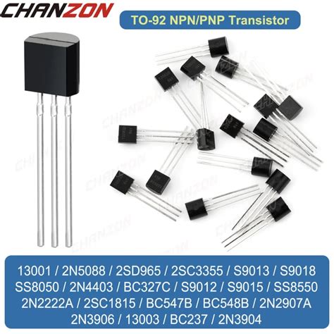 Npn Pnp To92 Transistor 2n3904 Ss8550 Ss8050 Bc547b 2n2222a 43 Off