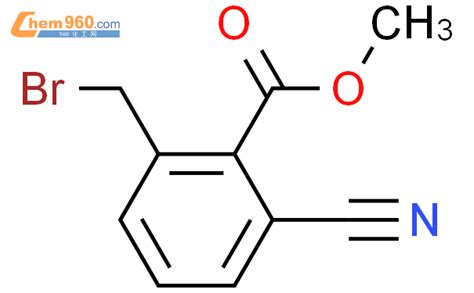 1022980 69 32 溴甲基 6 氰基苯甲酸甲酯化学式、结构式、分子式、mol 960化工网