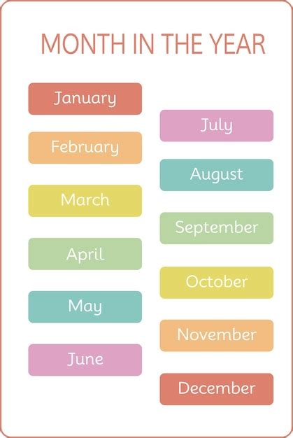 month names calendar images    freepik