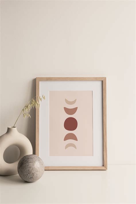 Moon Phases Art Print Moon Wall Art Digital Wall Art - Etsy