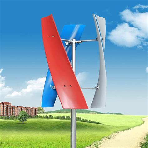 Wind Turbine Generator Kit, 400W 12V/24V 3 Blade Portable Vertical ...