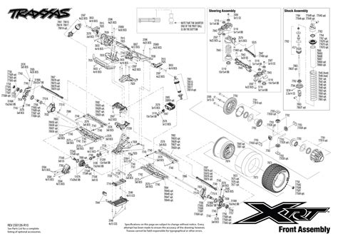 Exploded View Traxxas Xrt 8s 16 4wd Tqi Rtr Front Part Astra