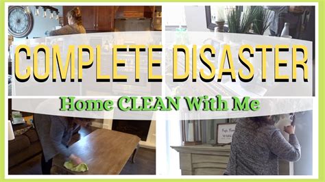 COMPLETE DISASTER CLEAN WITH ME CLEANING MOTIVATION 2021 CLEAN UP