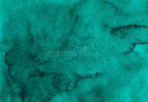 Watercolor Deep Sea Green Background Texture. Aquarelle Abstract ...