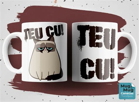 Caneca Personalizada Meme Teu Cu Elo Produtos Especiais