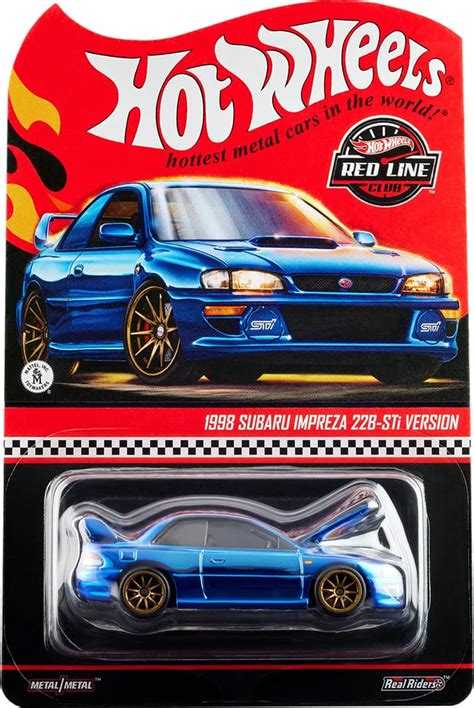 Subaru Impreza B Sti Version Hot Wheels Red Line Club
